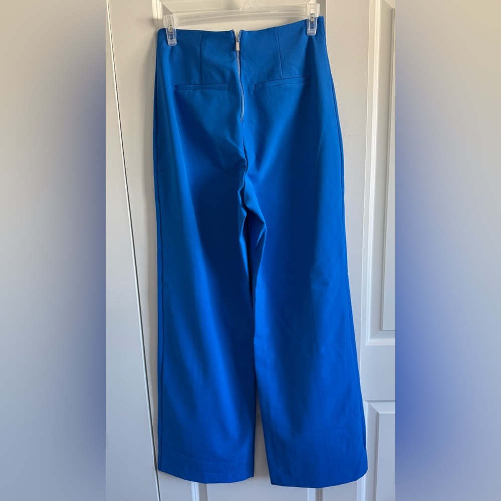New York & Company Blue Wide Leg Pants - Picture 4 of 7